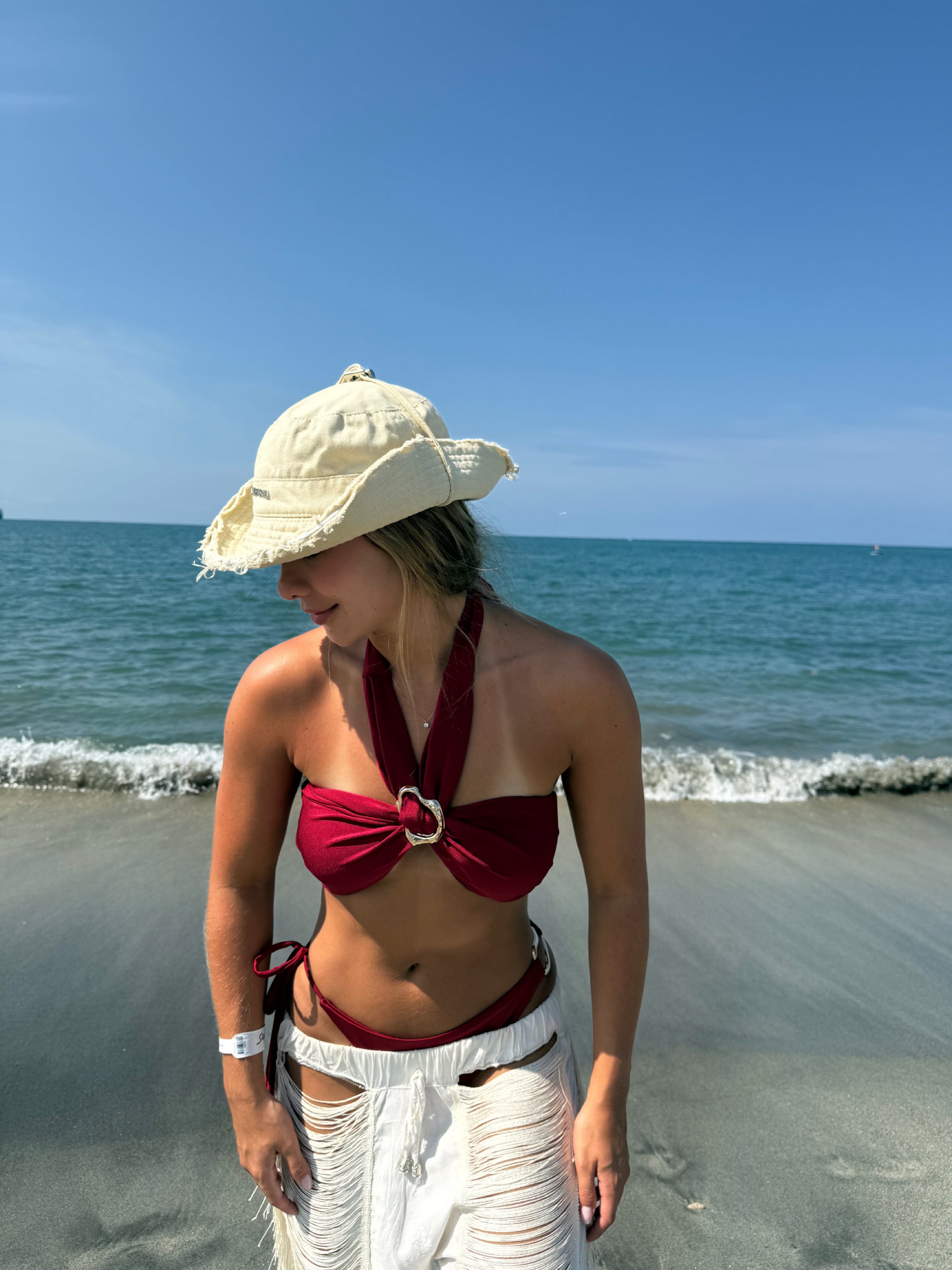 SAONA Traje de baño dos piezas con hebilla