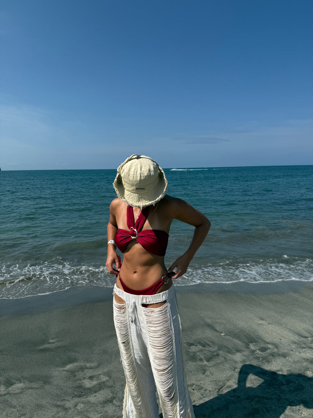 SAONA Traje de baño dos piezas con hebilla