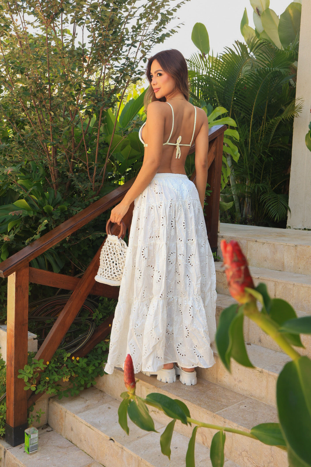 FALDA VALERINA - falda bordada