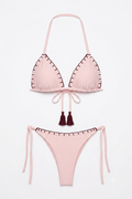SAINT LOVE - bikini 2 piezas con borde tejido