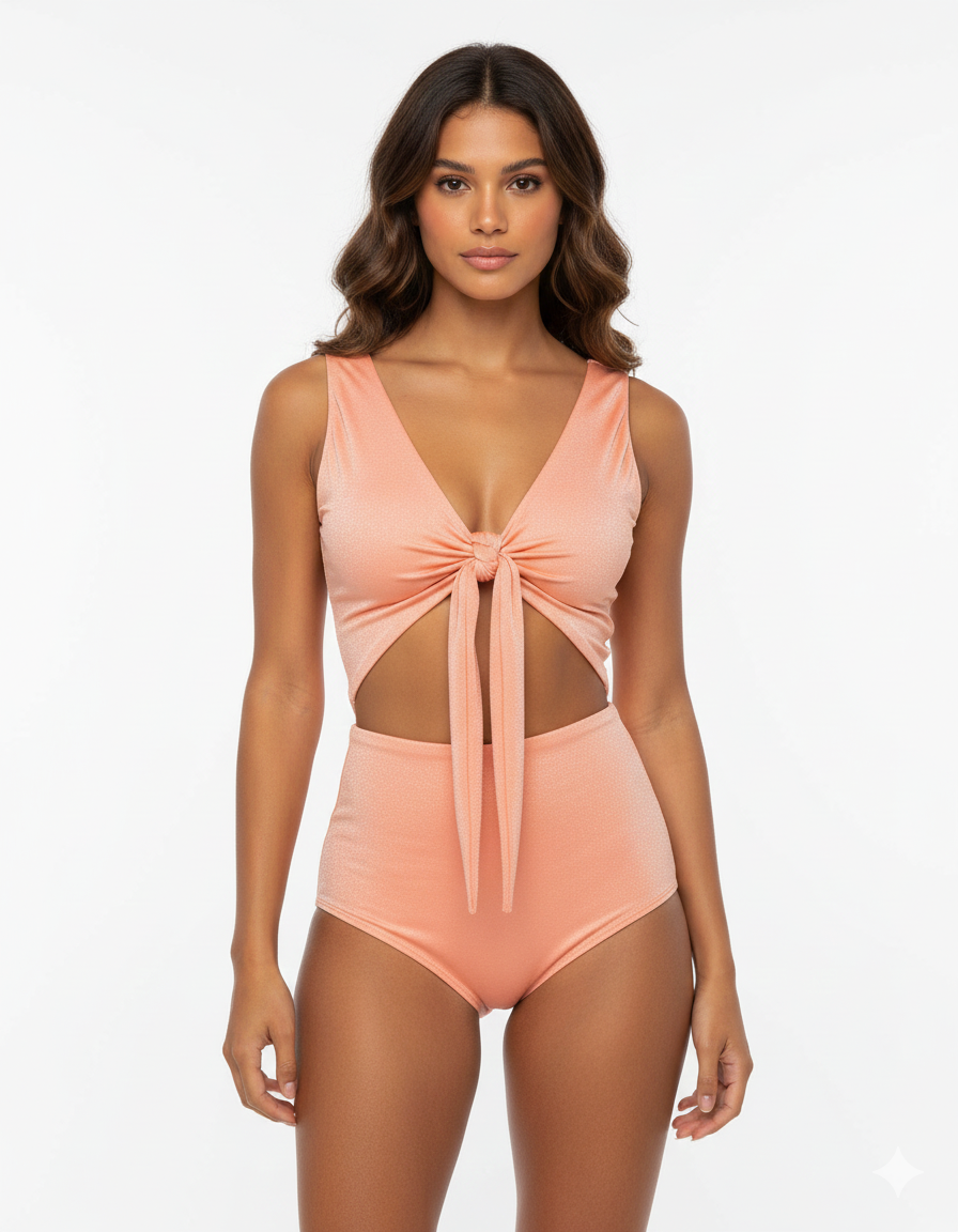 CORAL- enterizo con abertura frontal