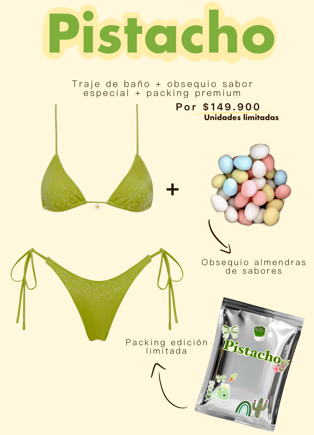 Bikini bronceador edicion sabores